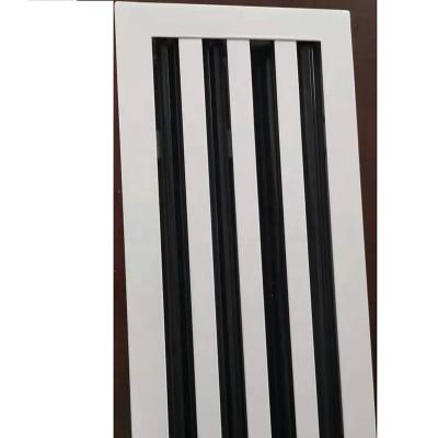 China Easy Installation HVAC Aluminum Alloy Slot Diffuser Air Grilles Linear Ceiling Diffuser For Air Duct Treatment for sale