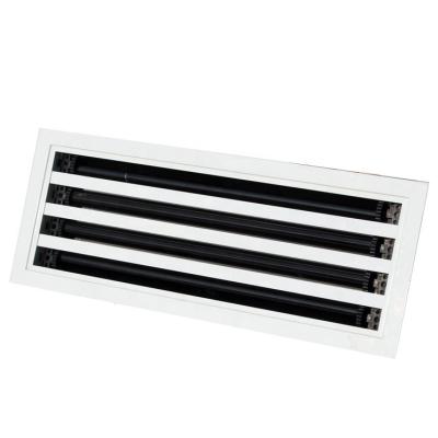 China Air Duct Easy Installation HVAC Duct Aluminum Cover Slot Diffuser Linear Vent Treatment Grille for sale