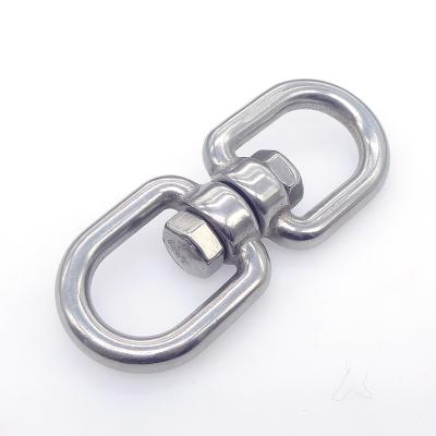 China Swivel Eye Stainless Steel Multi-Function Double Ended Eye To Eye Swivel Ring Connector Shackle for sale