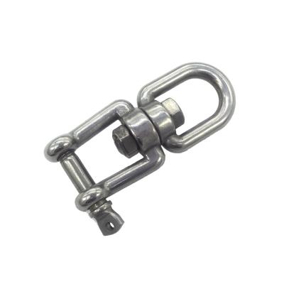 China Stainless Steel Stainless Steel Eye Swivel For Cable Rope Swivel Double Eye Swivel for sale