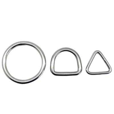 China Stainless Steel Wholesaler Boat Rigging Hardware Welded 316 Stainless Steel Round Ring for sale