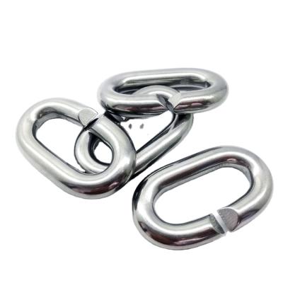 China Quick Connect Hardware Stainless Steel Link Chain C Link Quick Rigging Ring for sale