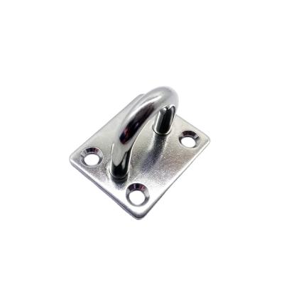 China Stainless Steel Stainless Steel Hardware Rigging Pad Eye Plate For Boat for sale