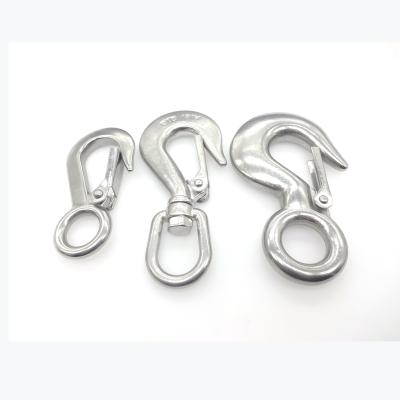 China Big Eye Heavy Industry Cargo Hook Stainless Steel for sale