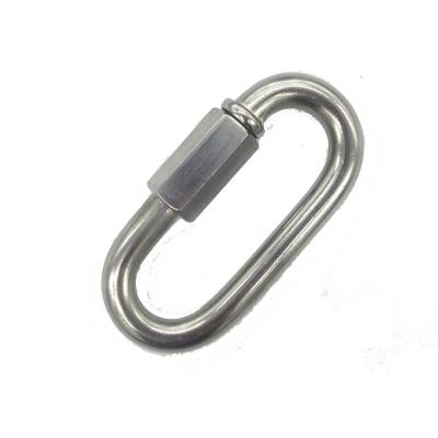 China Stainless Steel Quick Lift Link For Endless Industrial And Marine Rigging Aplications M4 for sale