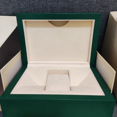 China Luxury Handmade Good Quality Wooden Stock Green Packaging Version Watch Box for sale