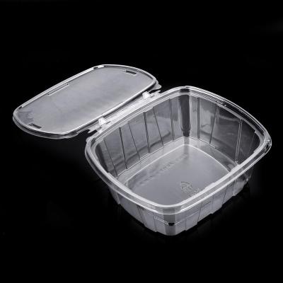 China Recycled Materials Plastics PET Tamper-Evident and Grab-and-Go Foodservice Packaging Containers for sale