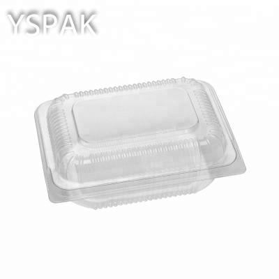 China Disposable Customized Clear PET Plastic Clamshell Fruit Packaging Box for sale