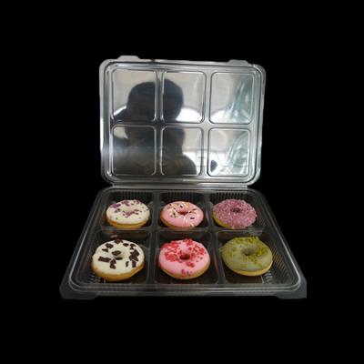 China Sustainable Eco - Friendly Disposable Food Container , Plastic Container For Candy , Square Plastic Container for sale