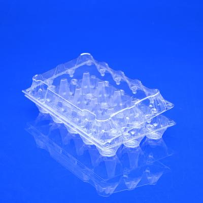 China Disposable Container For Egg Factory Clear Disposable Plastic Eggs 15 Container Directly Custom Design Egg Trays for sale