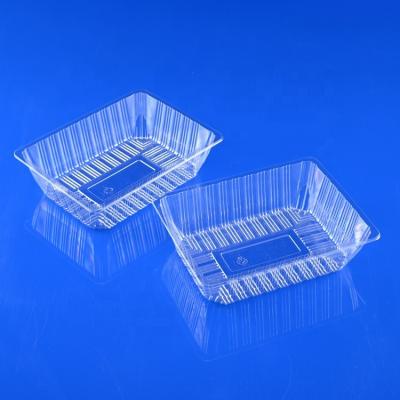 China High Capacity Disposable PET Storage Plastic Takeout Food Container , Storage Containers For Food for sale