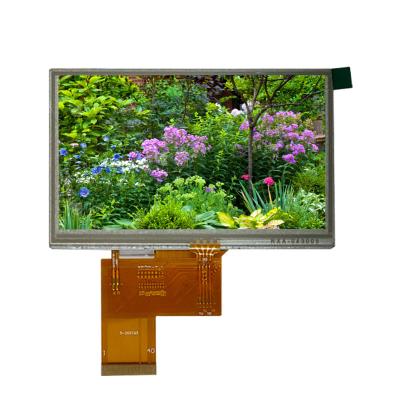 China high brightness touch screen panel 4.3 inch tft lcd screen en venta