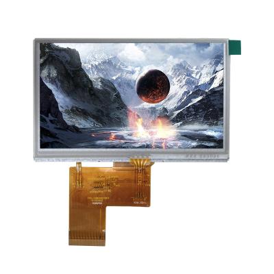 Китай high brightness luminance 4.3 inch 480*272 tft lcd module with Resistive touch panel RTP продается