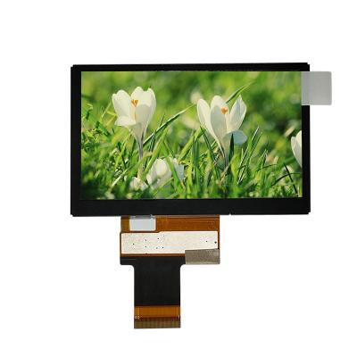 China high brightness with Resistive touch screen panel 4.3 inch tft lcd display for sale