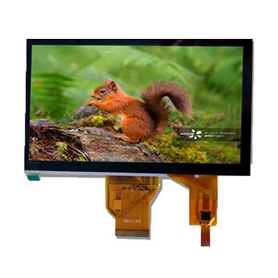 China Landscape 7.0'' inch WVGA 800*480 TN TFT LCD screen viewing direction 6 O'clock RGB interface for sale