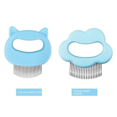 China Stocked Dog Massage Combs Grooming Hair Brush Hair Removal Pet Needle Comb Pet Cleaning Supplies for sale