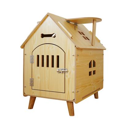 China Sustainable Arrival Modern Household Solid Indoor Outdoor Wooden Pet Houses For Small Dog for sale