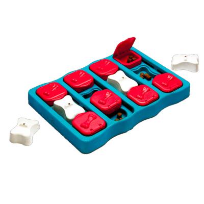 China 2021 Viable Interactive Puzzle Game Dog Toys Treat Toy For Dog Puppy High IQ Develop Pet Driver Toy for sale