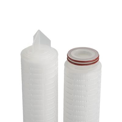 China Acid Compatible Membrane Filter Cartridge 5 Inch 10 Inch 20 Inch Micron Cartridge Filter for sale