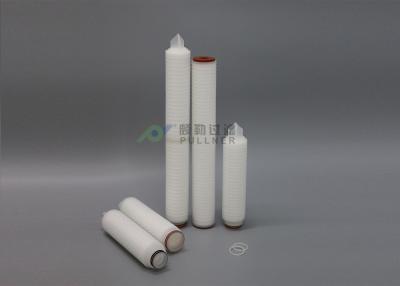 China Food Beverage/Electronics Industry PP Pleated Filter Cartridge 0.1um/0.22um/0.45um/1um for sale