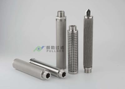 Cina I filtri da acqua della maglia dell'acciaio inossidabile 120℃ gli ss 304 016L hanno pieghettato Customerized OD in vendita