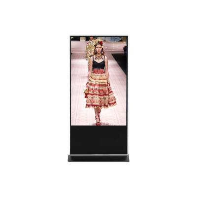 China 55 Inch Kiosk Machine Commercial Digital LCD Video Playback Screens Totem Floor Standing Screen LCD Advertising Display for sale