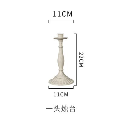 China Wholesale Home Metal Candle Holder Vintage Candlesticks Decoration Candle Holders Dining Table Luxury Wedding for sale