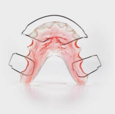 China Professionele tandheelkundige orthodontische retainer Acryl tandheelkundige Hawley retainer Te koop