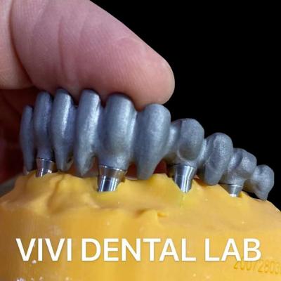 China Impressão PFM ponte dental biocompativel sobre abutments de várias unidades à venda