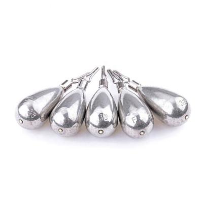 China Durable Lead Fishing Sinkers Weights Worm Fishing Sinker Weight Ball Fishing Weights With 14size for sale