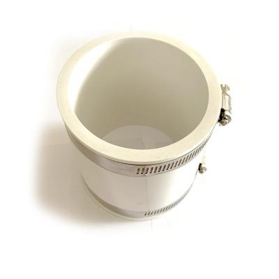 China Hot Selling Durable And Reliable Low Price EPDM , White PVC Pipe Fittings Fashion Flexible Coupling for sale