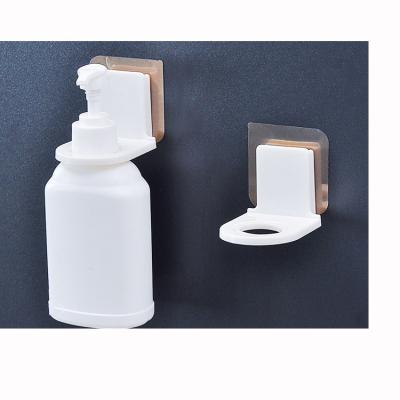 China Wall Mounted Self Adhesive Shower Gel Holder Liquid Soap Holder Bottle Viable Shower Gel Shampoo Holder For Home Bathroom for sale