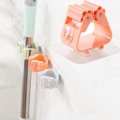 China New Durable Powerful And Seamless Punchless Toilet Broom Holder Hanging Hook for sale