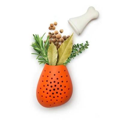 China Silicone Chicken Leg Herb and Spice Infuser Soup Spice Viable Infuser for sale