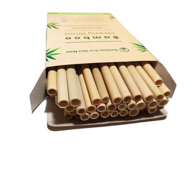 China 100% Biodegradable Strong Bamboo Straw 100% BPA Free Natural Bamboo Drinking Straws and Durable Multi-Use for sale