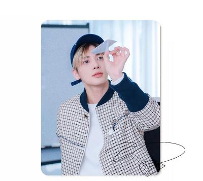 China Lovely Wholesale Kpop Idol Sell Txt Printed Rubber Mouse Pad for sale