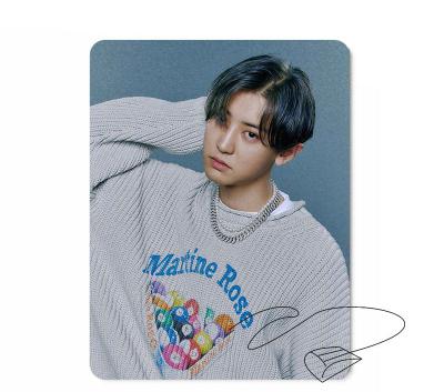 China Scratch Proof Wholesale Kpop Idol Sell Exo Group Magazine Mouse Pad for sale