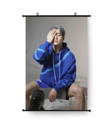 China Fashion canvas painting hanging poster \ lasting wholesale KPOP idol Korea monthly annual opening large the same style for sale