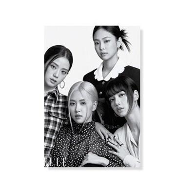 China Wholesale Kpop Idol Decorative Goods Sticker Black Pink Pink Magazine Set 4 Poster Sticker Wallpaper Poster for sale