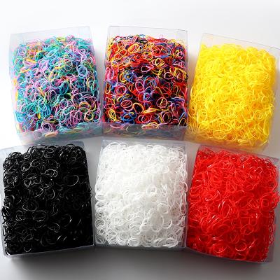 China Decorate 2000pcs Girls Hair Bands Nylon Elastic Band Hair Accessories Elastic Band Headband For Hair Wedding Hairstyle for sale