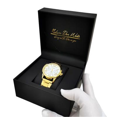 China Luxury Custom Biodegradable Cardboard Packaging Wristwatch Watch Case Gift Box Watch Box Packaging Paper Box For Watches for sale