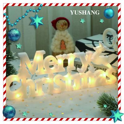 China Indoor Christmas Birthday Party Decoration 3D Led Letter Lights for sale