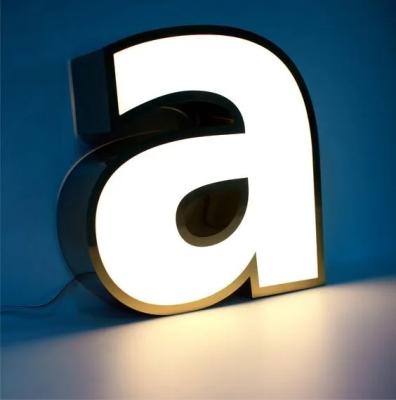 China Shopping Mall New Arrival Competitive Price Good Quality Acrylic Led Tube Letters Illuminated Sign For Buildings for sale