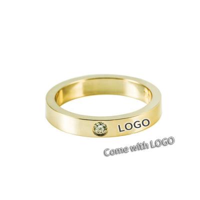 China Fashionable Luxury Brand Designer Jewelry Love Rings For Women Men Couple 18k Gold Plated 316L Stainless Famous Brand Rings for sale