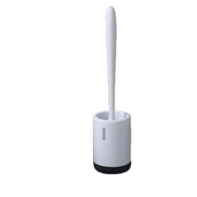 China Sustainable Silicone Toilet Brush For WC Accessories Drainable Toilet Sweep Tools Bathroom Accessories Wall Mounted Home Cleaning Sets for sale