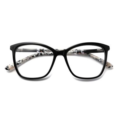 China Trendy Optical Glass Frame Tr90 Glasses Frames Women Acetate Designer Glasses Frames for sale