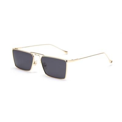 China Square Polarized Sunglasses Retro Metal Square Instagram Celebrity Fashion Glasses Male Small Female for sale