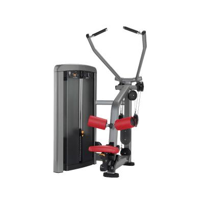 China High quality commercial use lat workout pull down machine fitness equipment with selectorized weight plate for sale