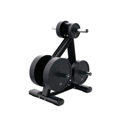 China Modern High Quality Commercial Fitness Equipment Weight Discs Plate Storage Rack for sale