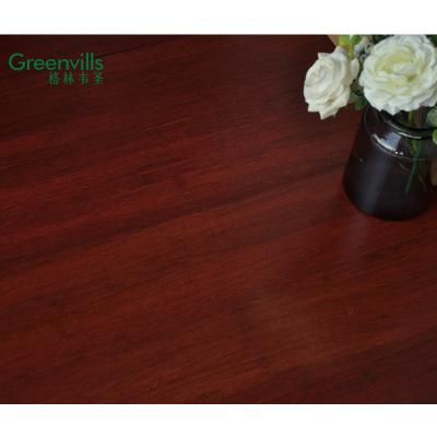 China Factory Price Traditional Special Red Stained Strand Woven Bamboo Flooring for sale